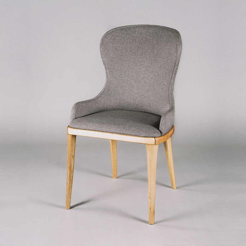 A Modern Dining Room Table Chair Before Clipping Path Services
