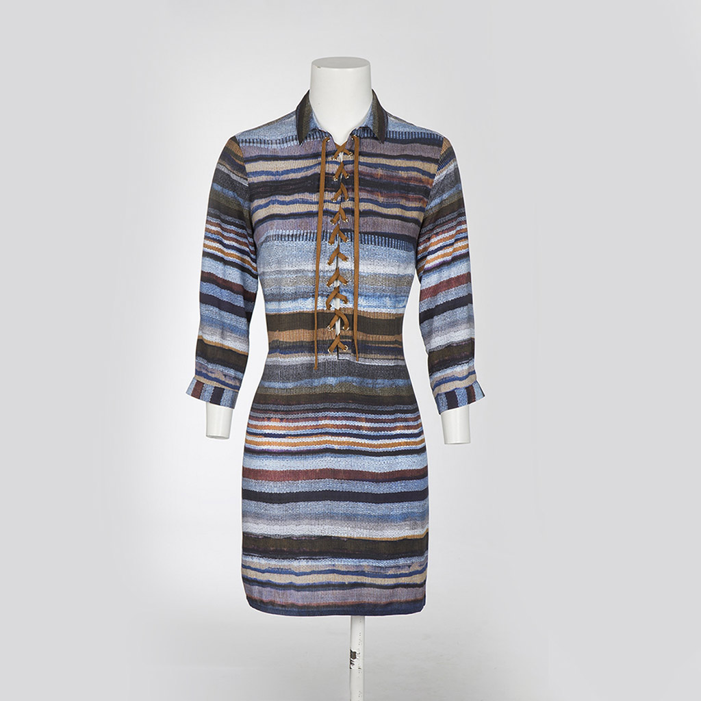 A Woman Dress Before Ghost Mannequin Service