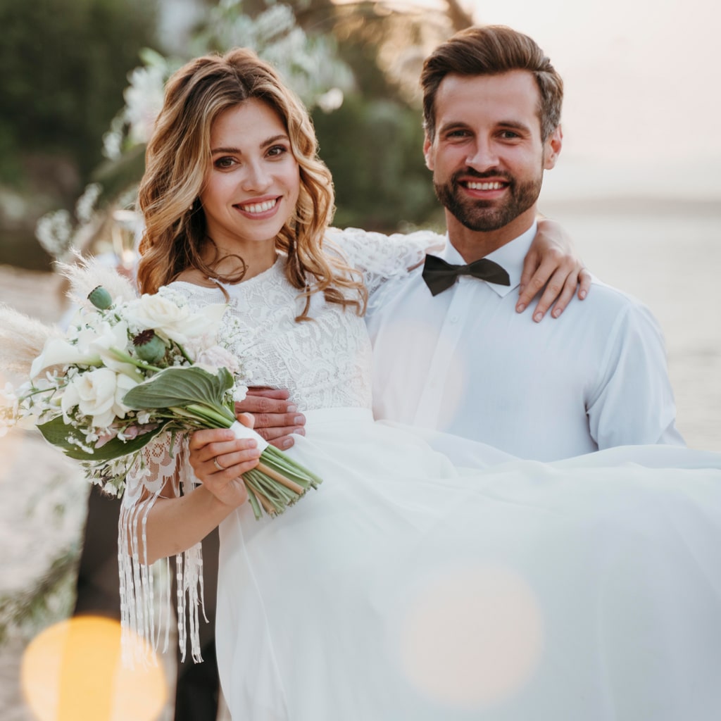 After - Wedding Photo Remove and Add Objects