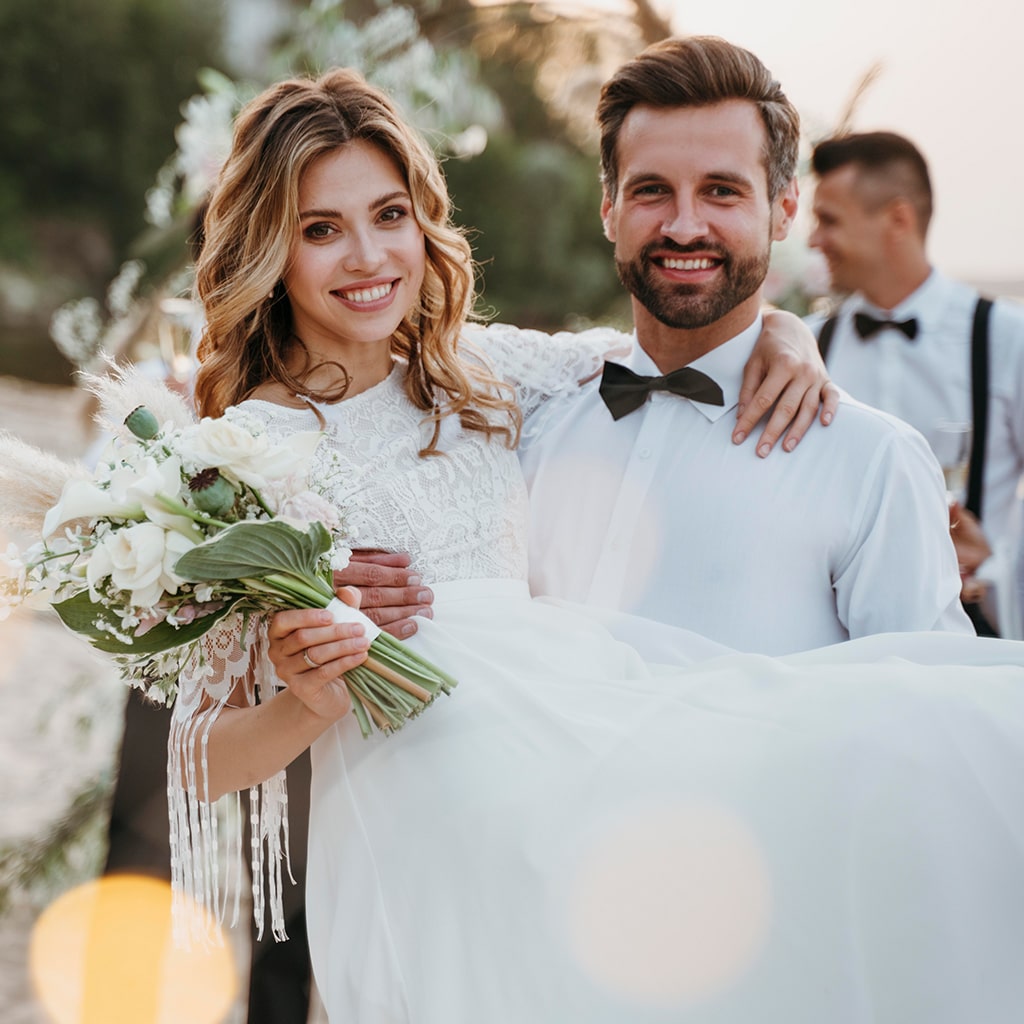 Before - Wedding Photo Remove and Add Objects