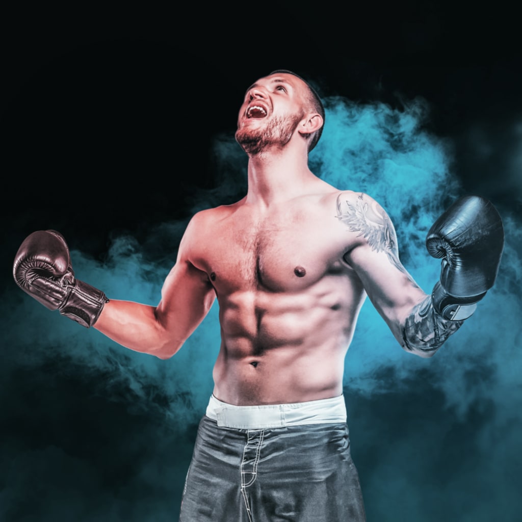 A Boxer After Body Photo Retouching Services
