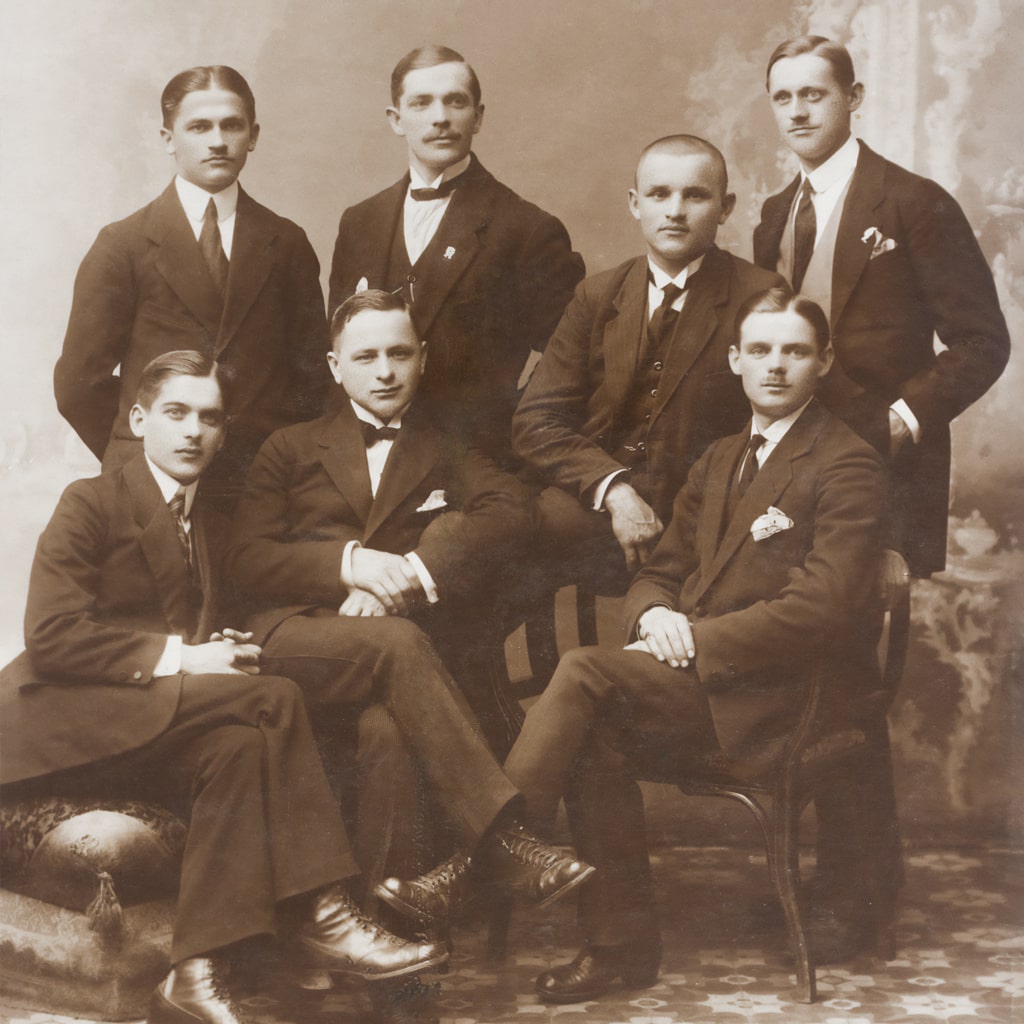 After Photo Restoration Service: Fold and Scratch Damage Repair