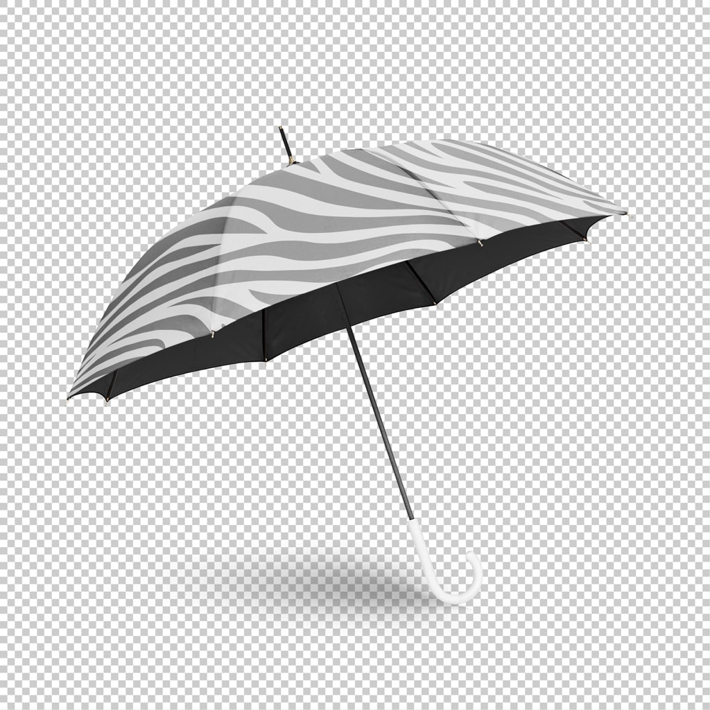 An Umbrella After Easy Photo Background Removal Services