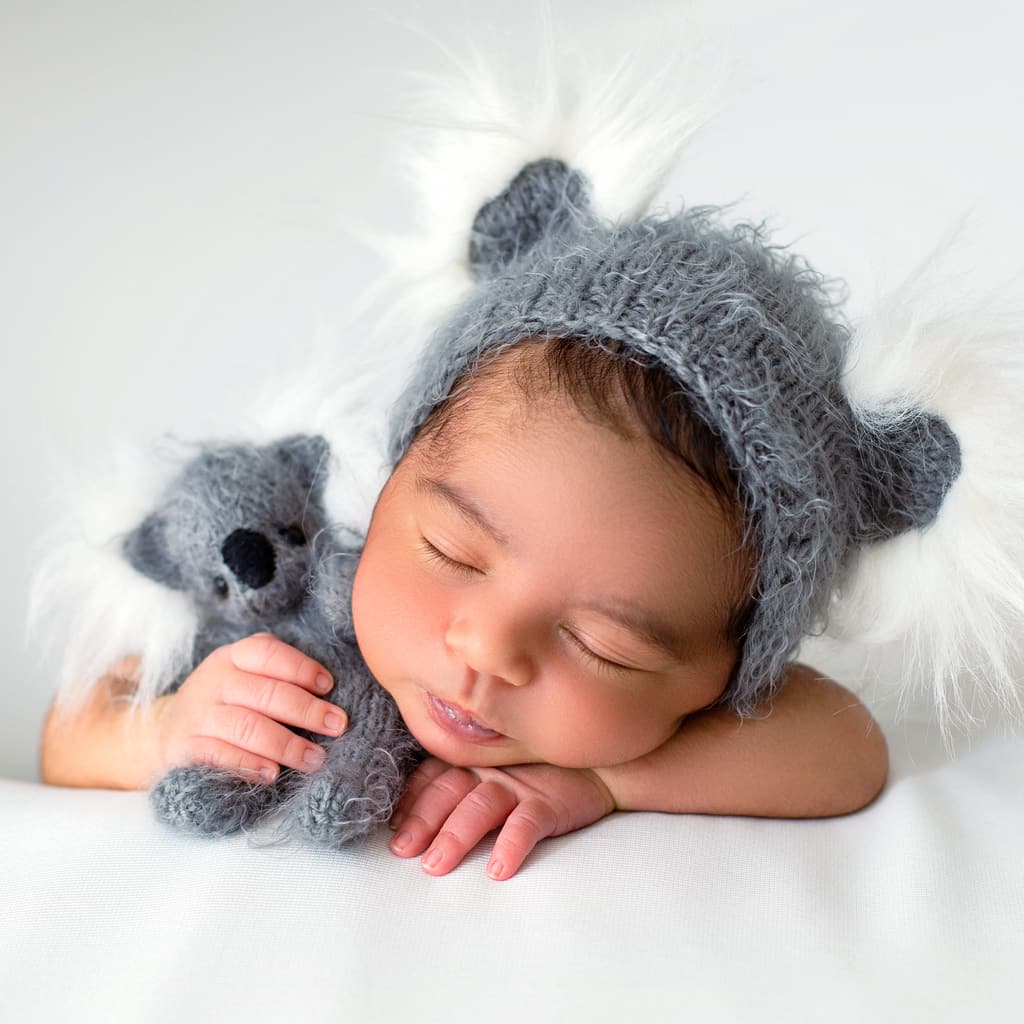 After: Newborn Nose, Eyes, and Cheeks Editing Services