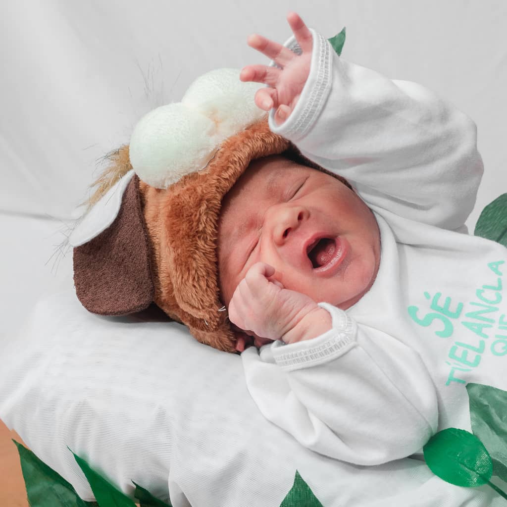 Before Newborn Photo Retouching Services for Photographers