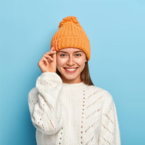A Beanie After Product Photo Color Correction Service