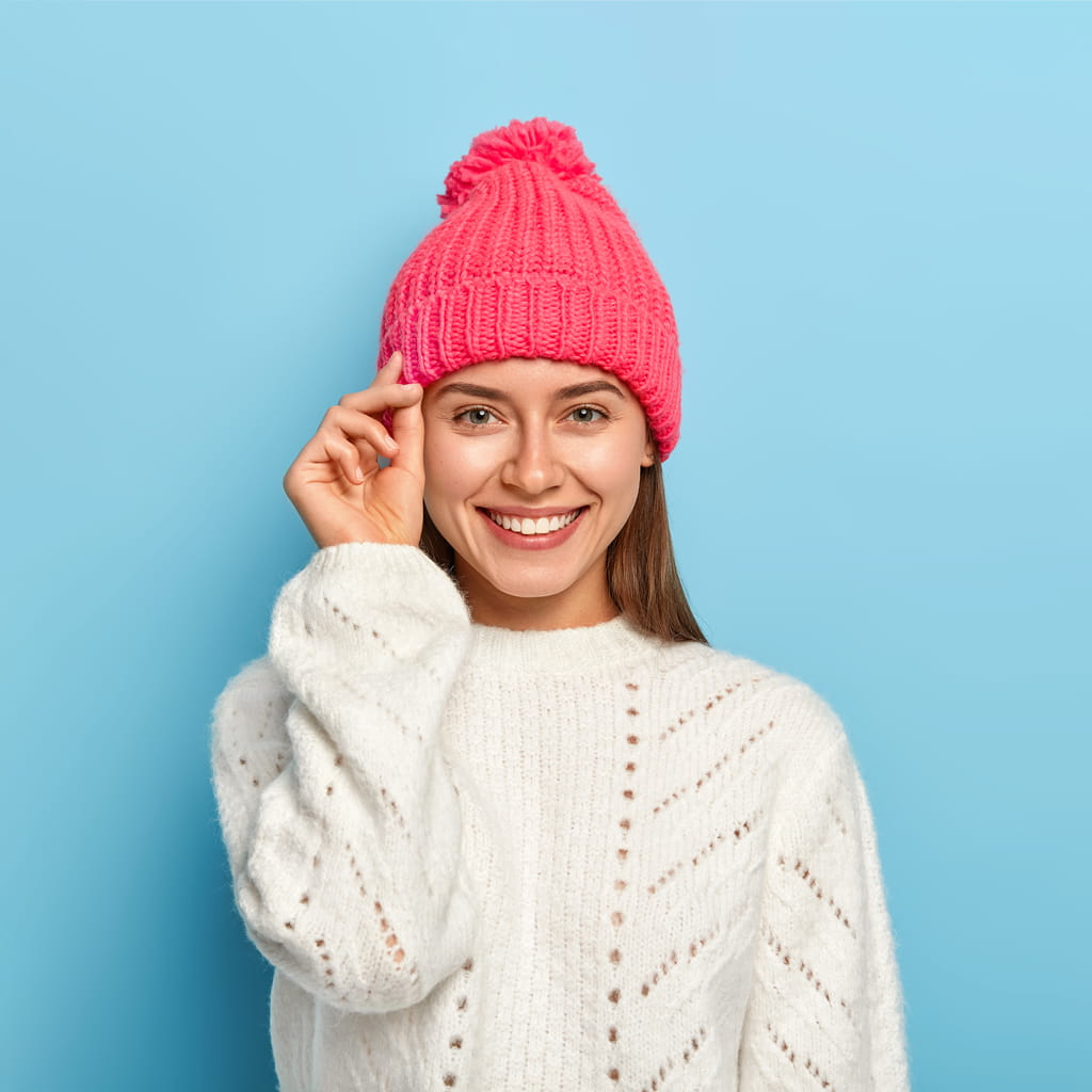 A Beanie Before Product Photo Color Correction Service