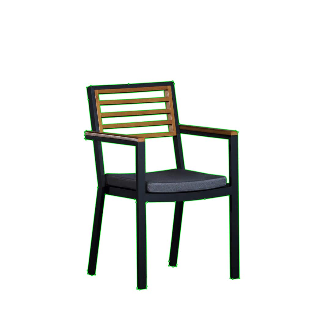 A Chair After Clipping Path for Product Photo Service