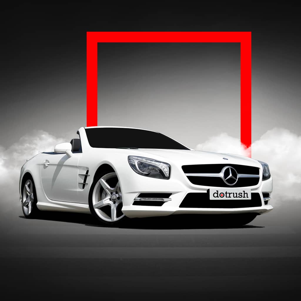 After Mercedes Car Product Photo Editing