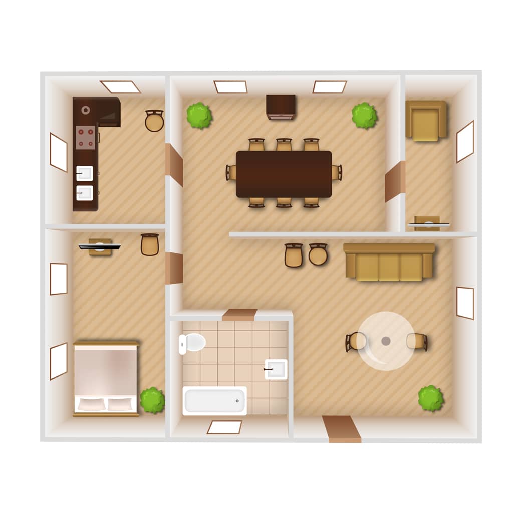 After Real Estate Floor Plan Redraws
