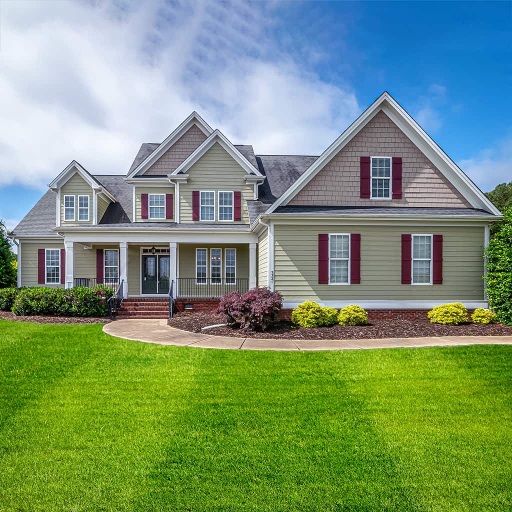 After Sky Replacement for Real Estate Photo