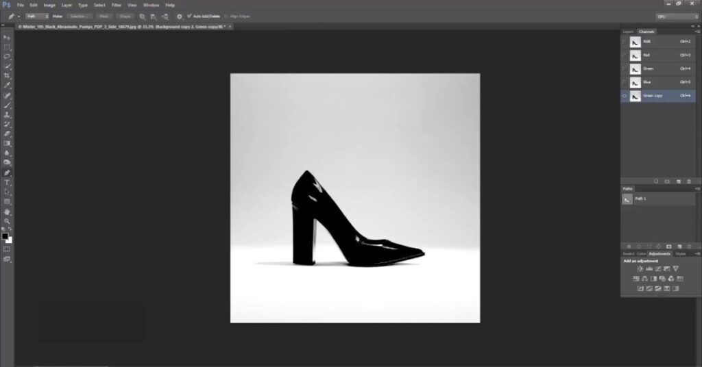 Adding Shadows to a Product Image Using Adobe Photoshop