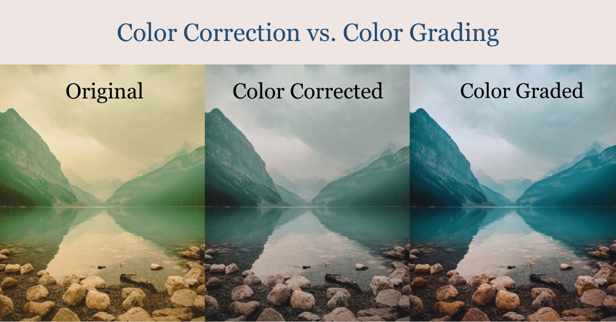 Color Correction vs. Color Grading