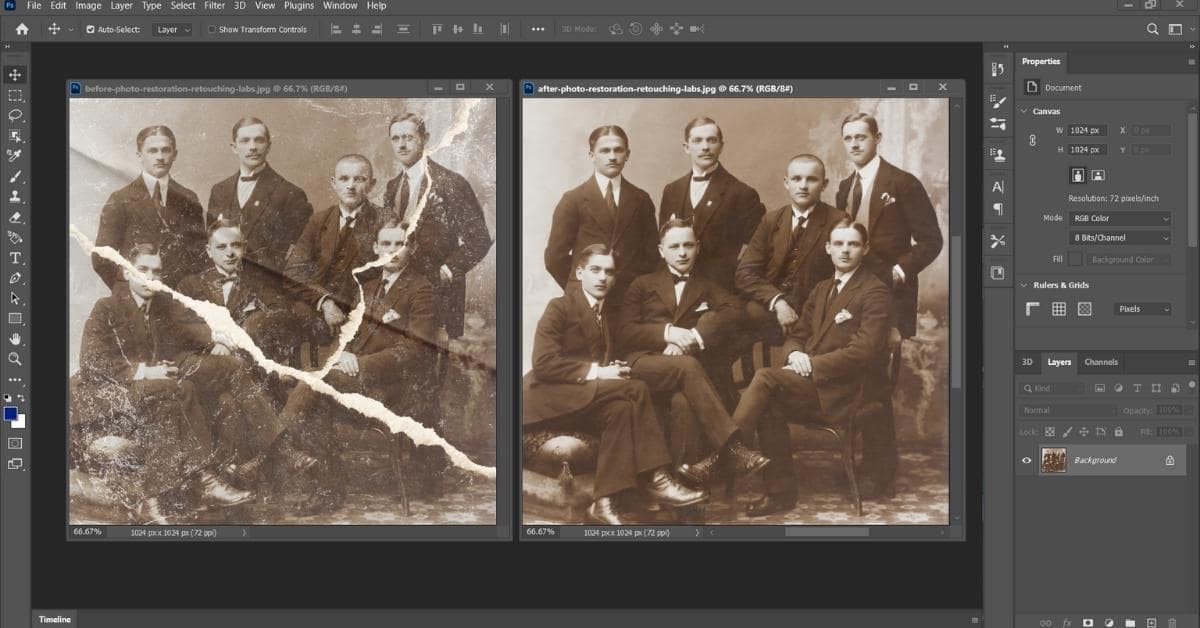 Photo Restoration in Photoshop