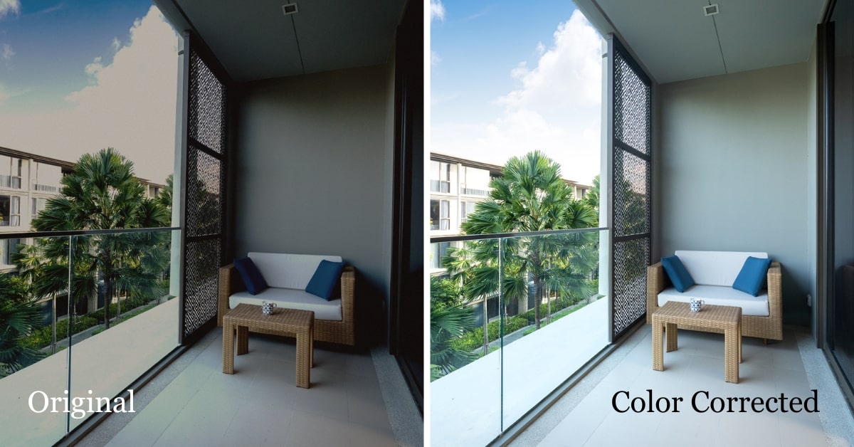 Real Estate Photo Color Correction