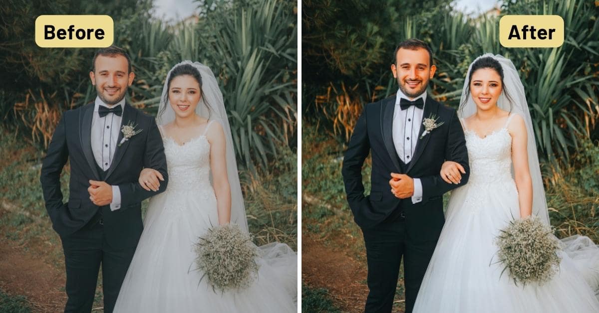 Wedding Photo Color Correction