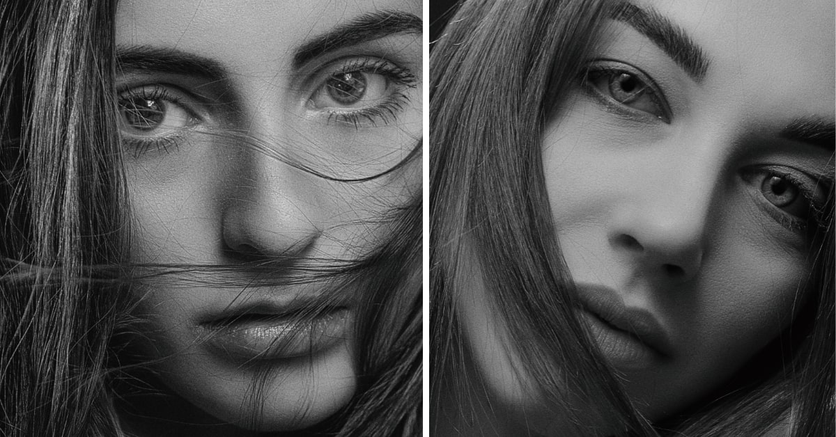 Black and White Photo Retouching