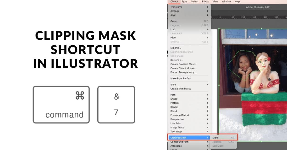 Clipping Mask In Illustrator Shortcut