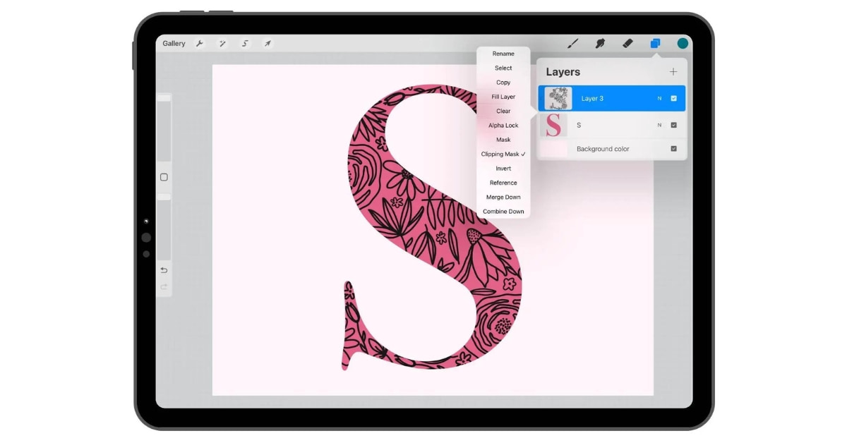 Clipping Path on Procreate