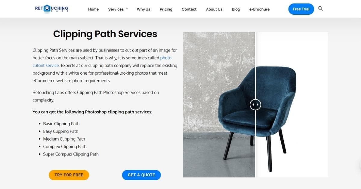 Clipping Path Website