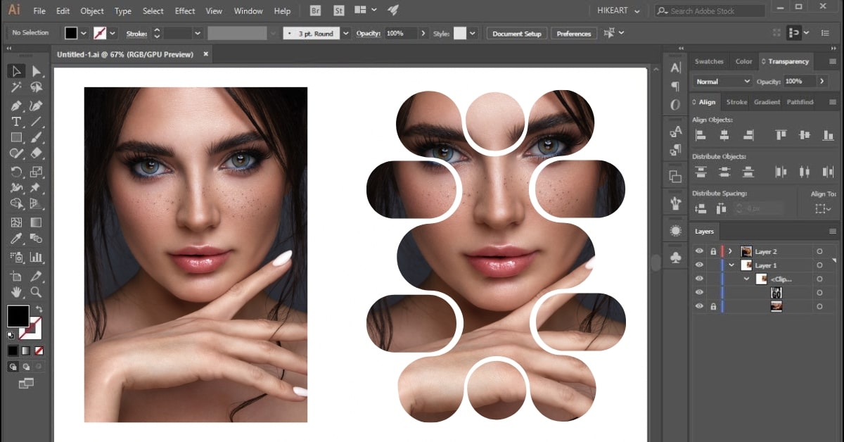 Illustrator Create Clipping Mask