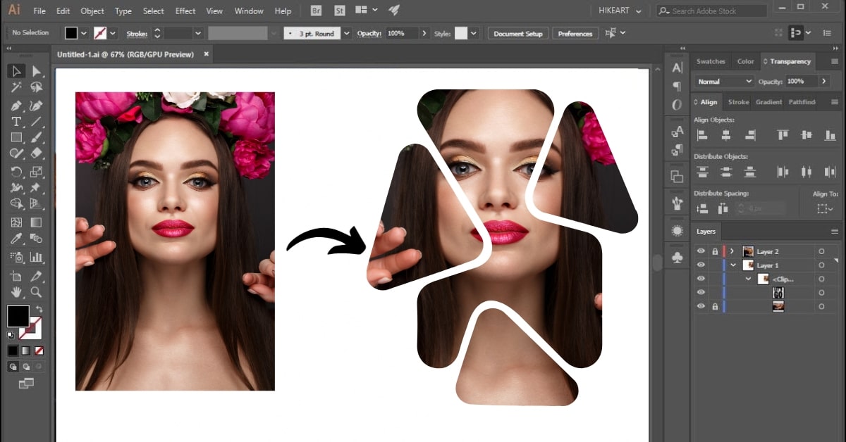 Masking in Illustrator