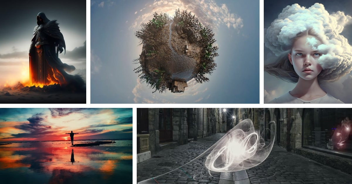 Photo manipulation collage