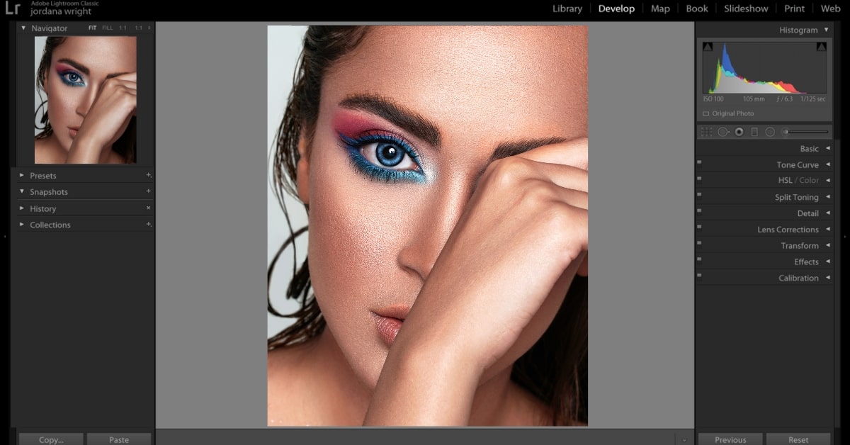 Photo Retouching Steps