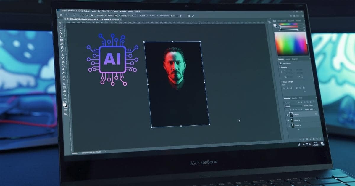 Retouching Images AI