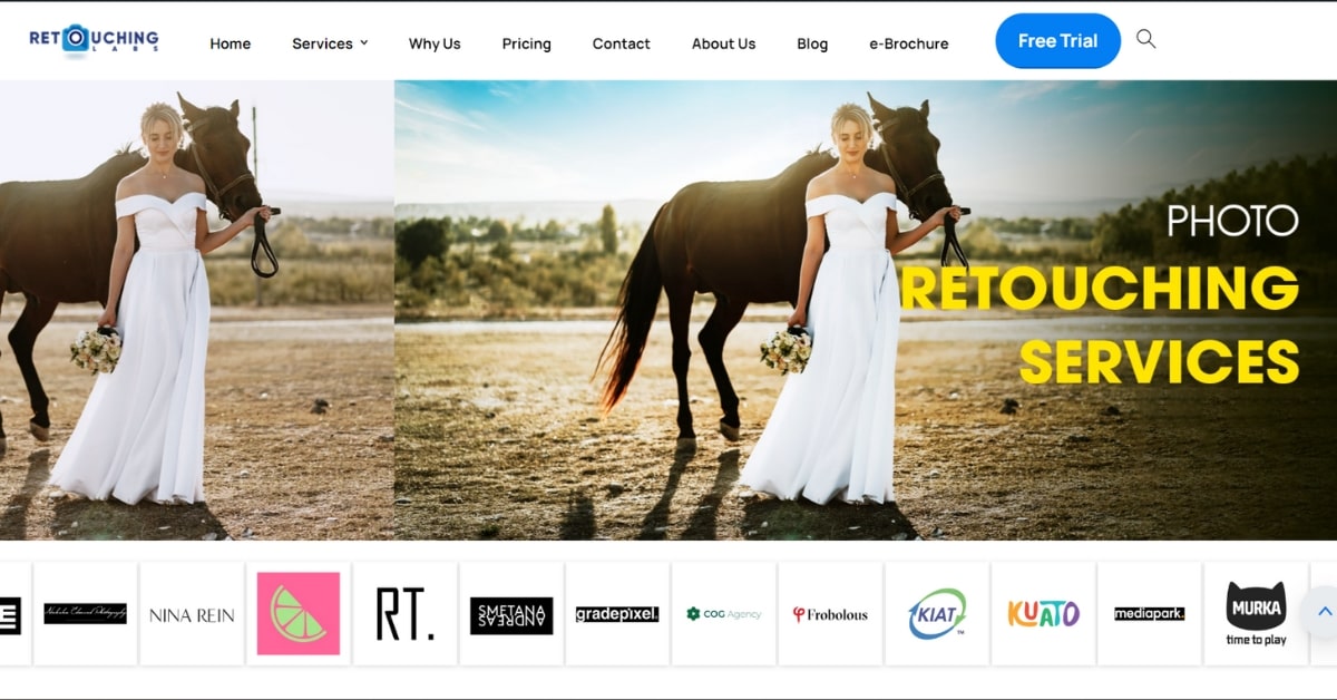 Retouching Websites