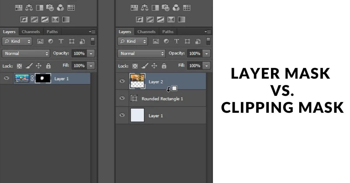 What Is The Difference Between A Layer Mask And A Clipping Mask?