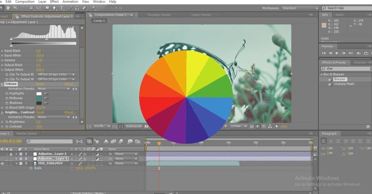 Color Correction In After Effects