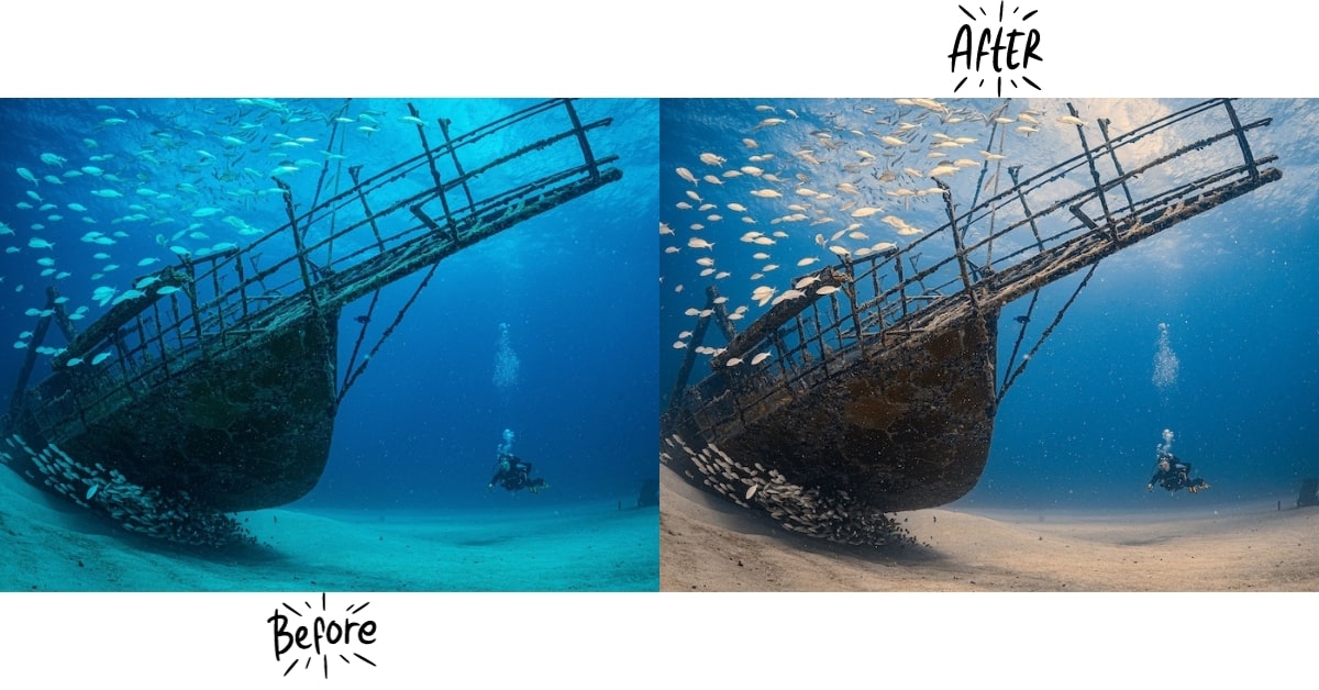 Color Correction Underwater Photos
