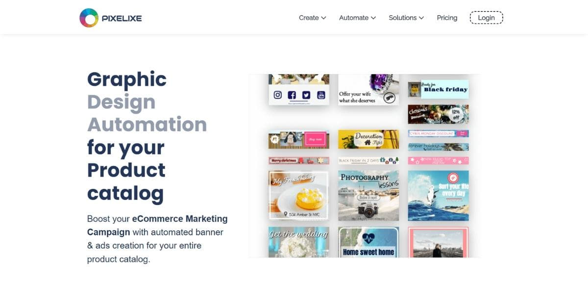 Ecommerce Photo Editing Banner