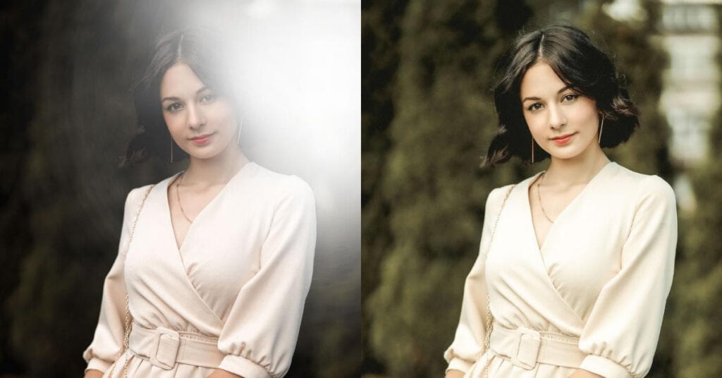 Before and After: Exposure Correction
