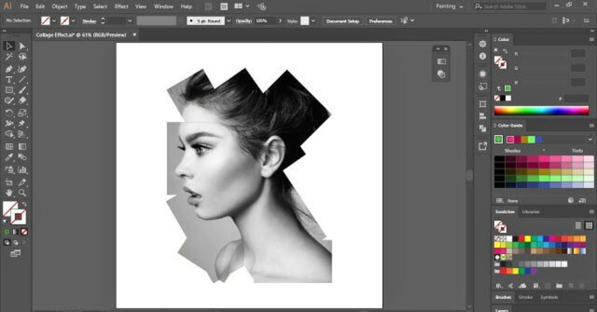 Flatten Clipping Masks in Illustrator