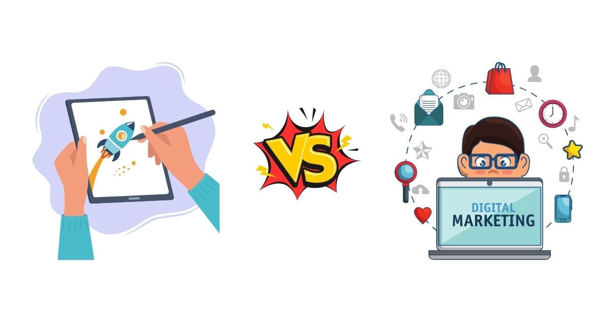Graphic Design Vs Digital Marketing