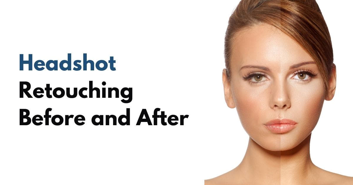 Headshot Retouching Before And After