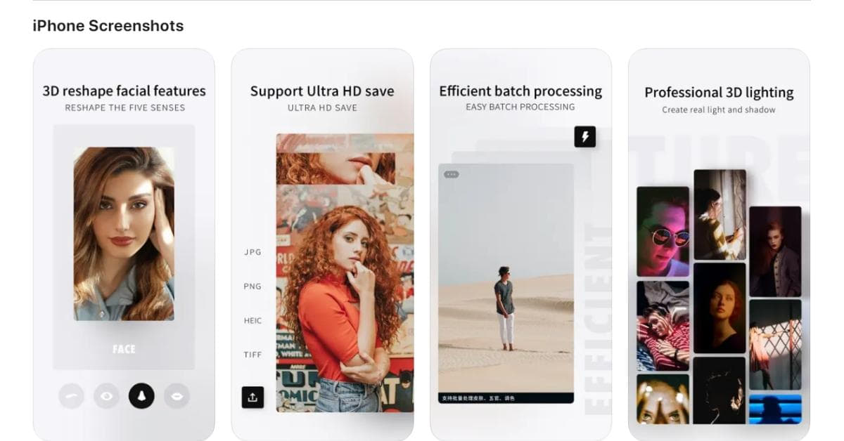 Portrait Retouching Mobile App