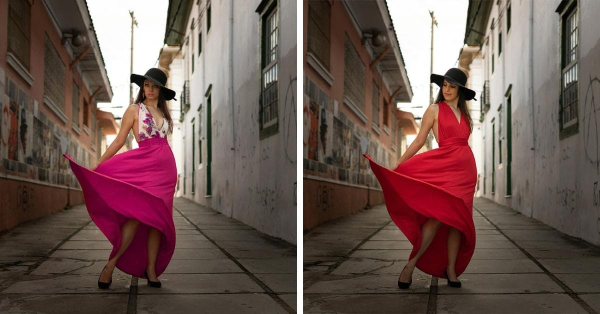 Product Photo Editing Dress Change