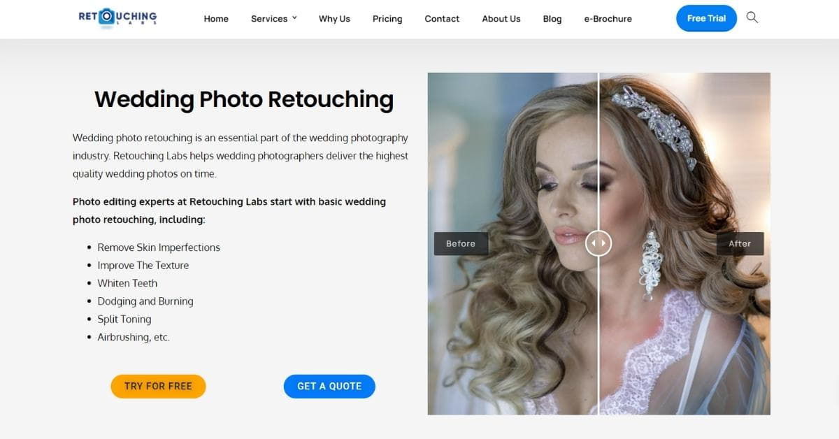 Wedding Photo Editing Website