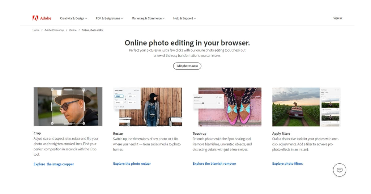 Adobe Photo Online