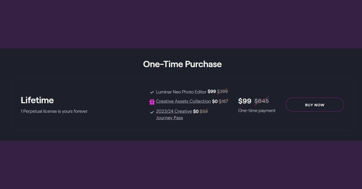 Best One Time Purchase Photo Editing Software