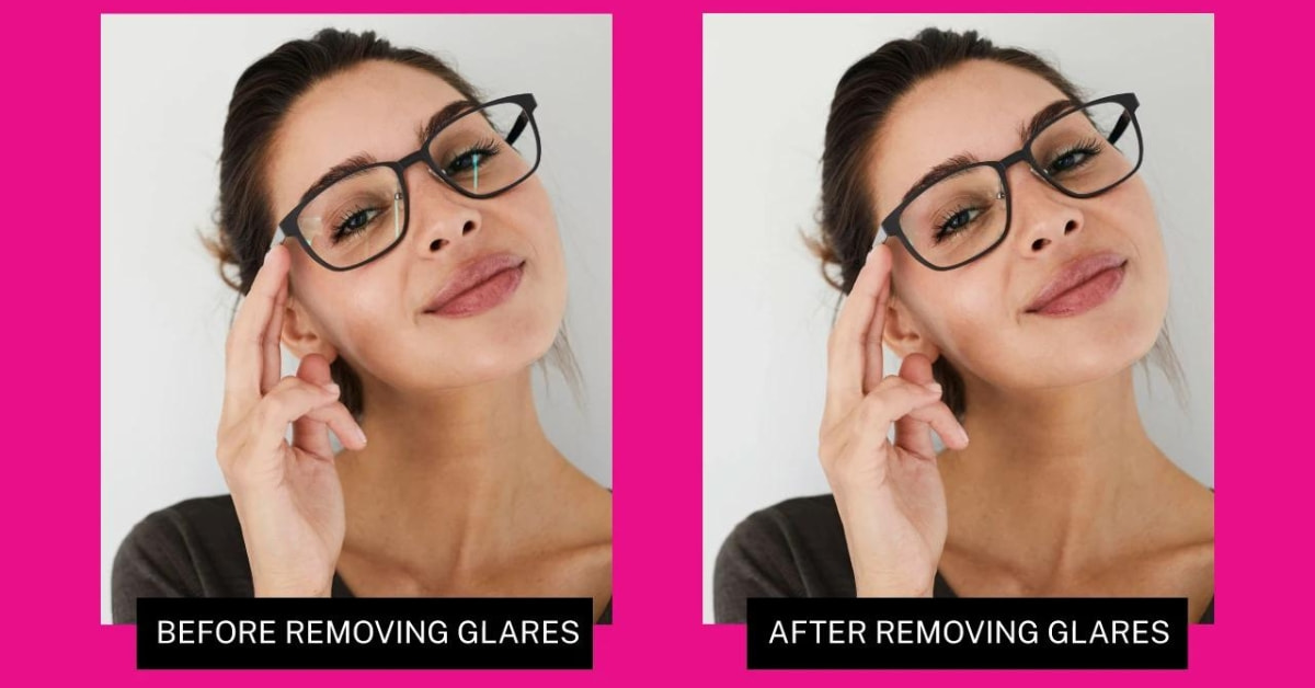 How to Remove Glasses Glare in Lightroom?