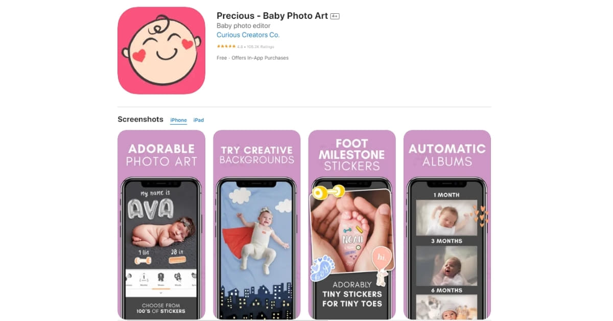 Newborn Baby Photo Editing App