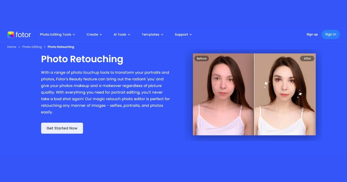 Photo Editor Online Retouch