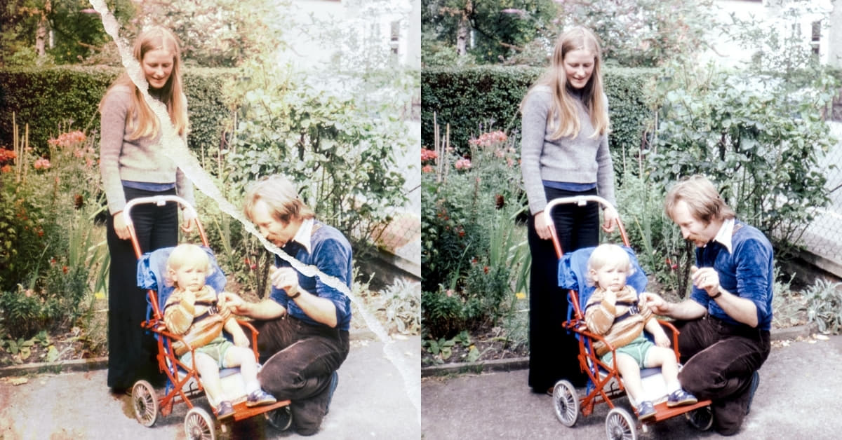Remove Scratches From Old Photos Online
