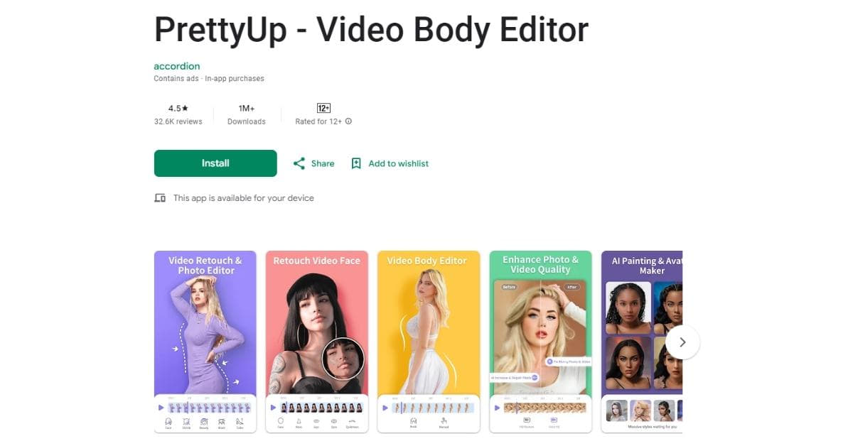 Reshape Body In Video