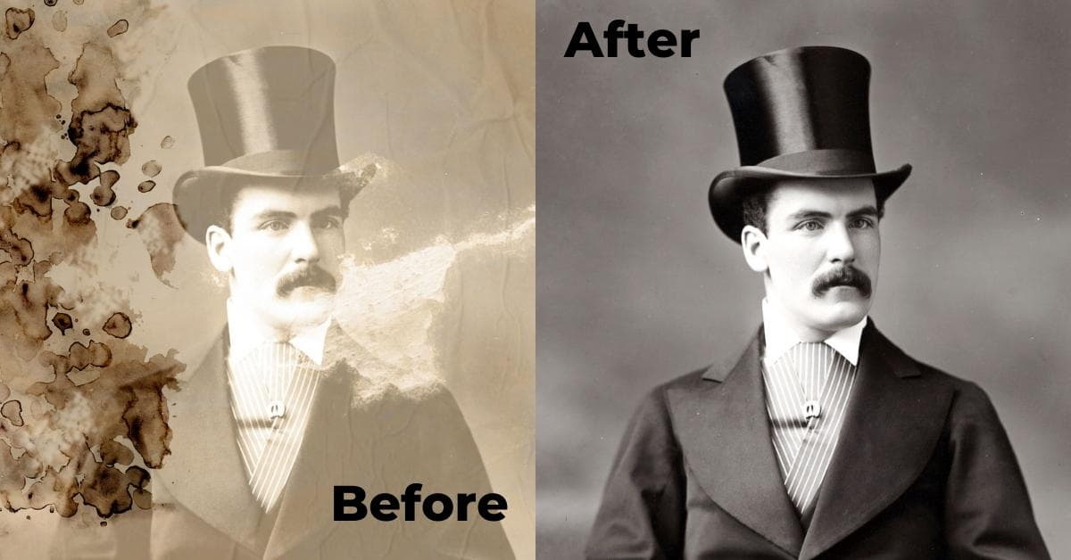 Water Damaged Photo Restoration Near Me