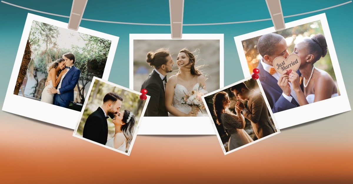 Online Editing of Happy Married Life Photo Frames